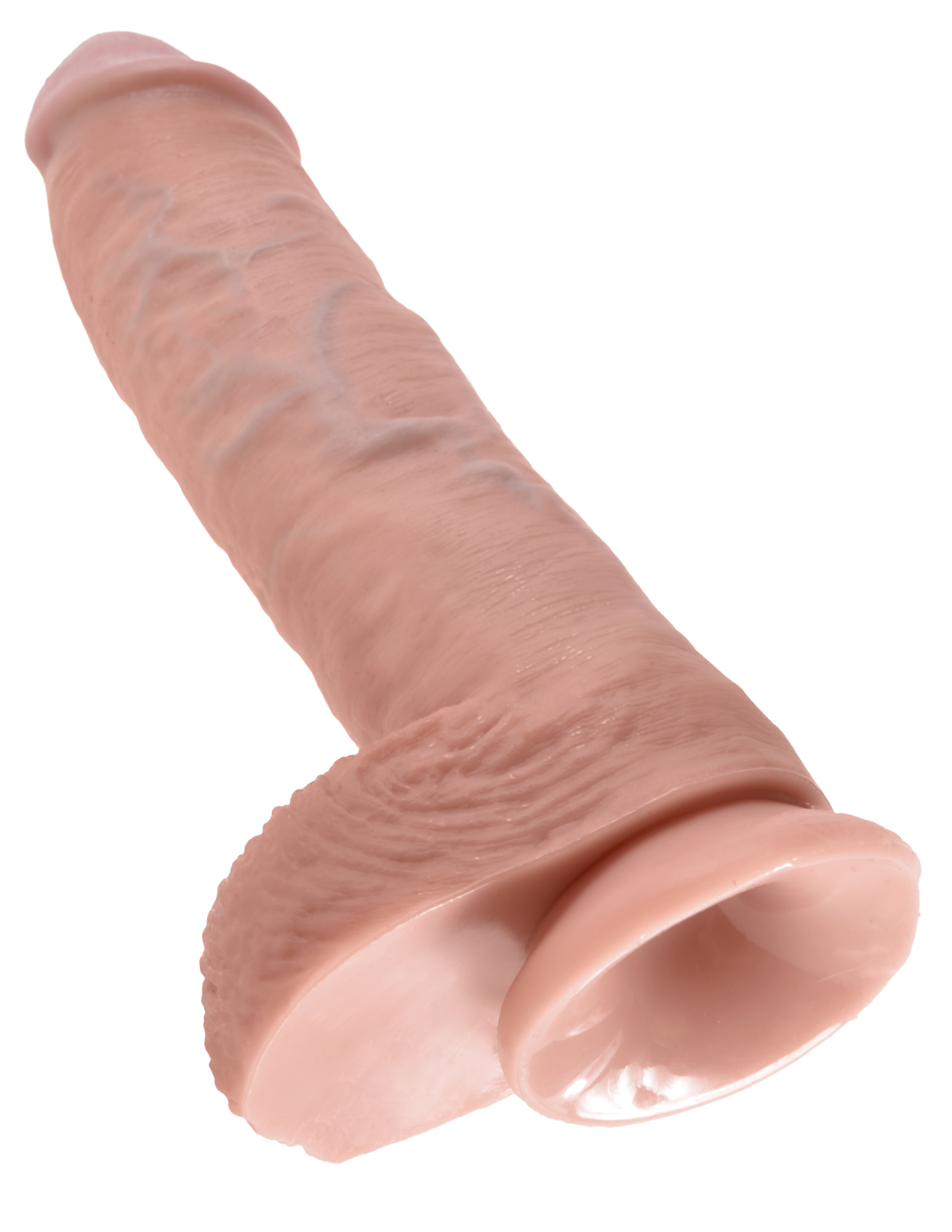 Basix 16cm Penis cu Ventuza - culoarea Roz - Dildouri - Realiste cu testicule - 